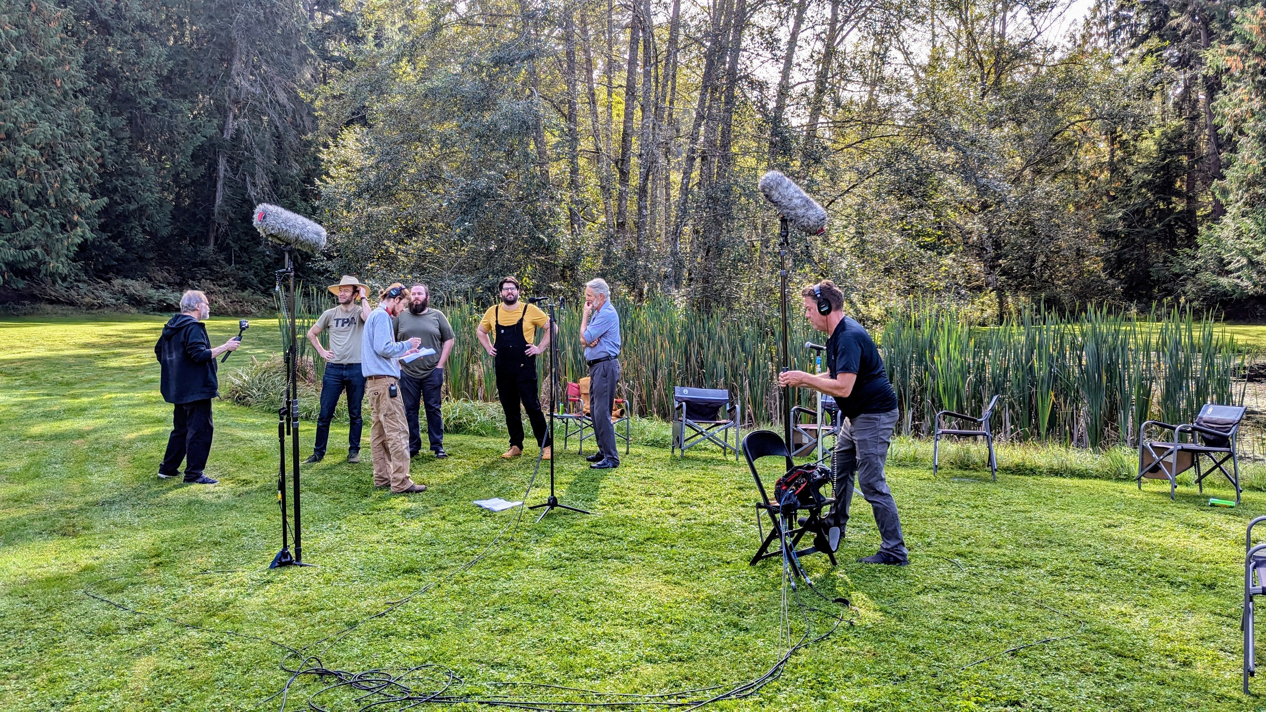 Behind the scenes photo 13 from the Treasure Island production.