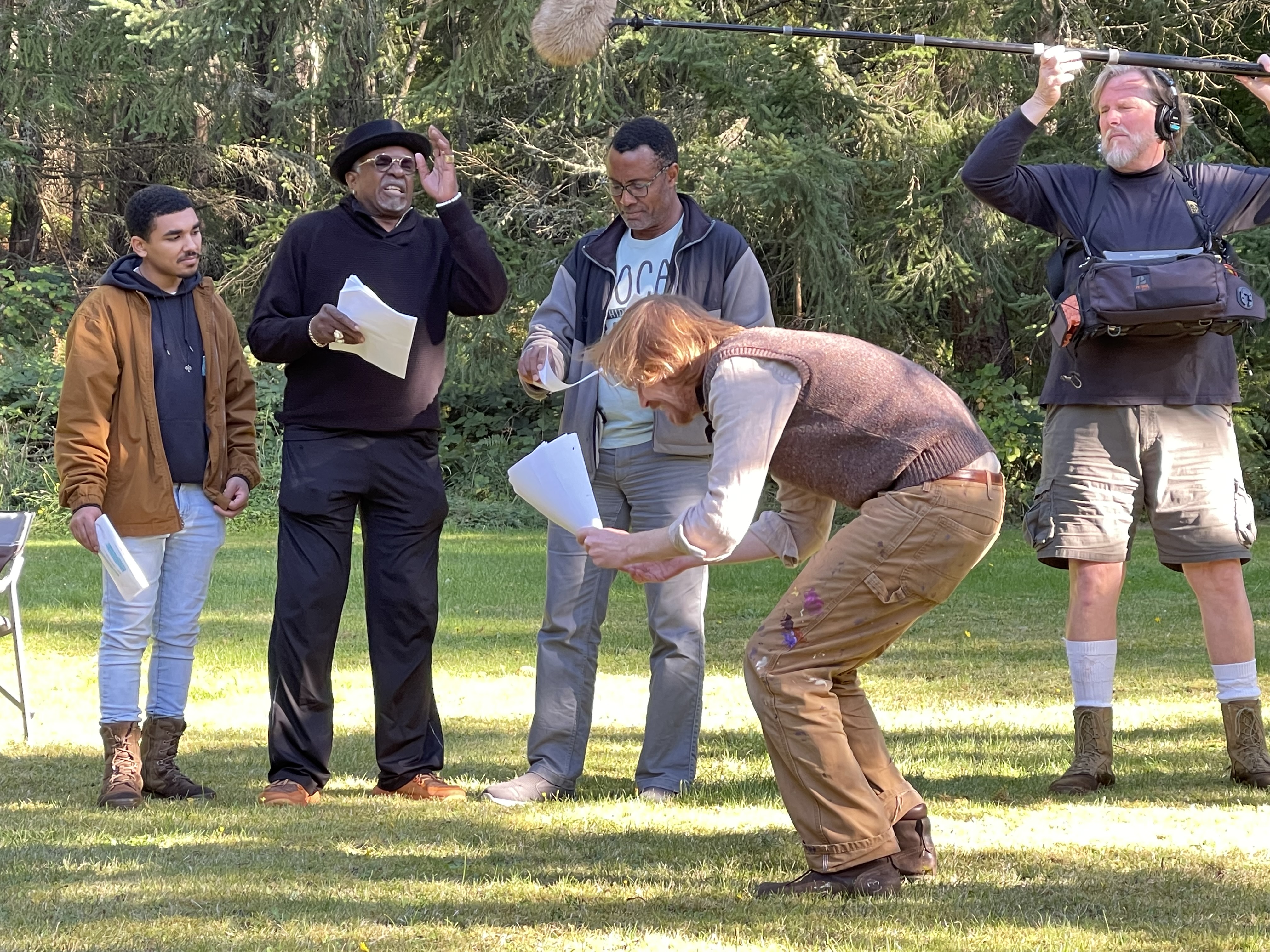 Behind the scenes photo 1 from the Treasure Island production.