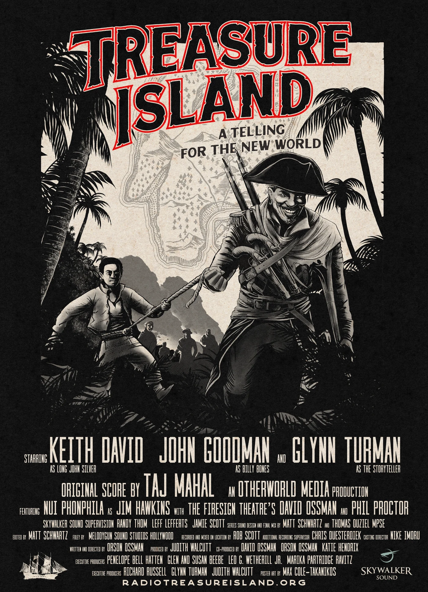 Treasure Island: A Telling for the New World poster art